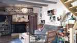 Cœur de village ESTAING, maison T5, garages, terrasse, gîtes, le tout rénové
