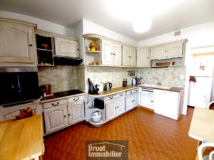 ESPALION, appartement centre ville avec garage, cave et jardin