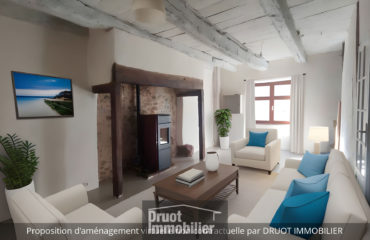 Maison de Type 4, coeur de village de SAINT COME D'OLT.