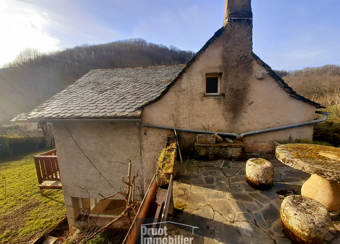Maison en pierres sur 1ha de terrain à 5 min du centre ville d'ESPALION