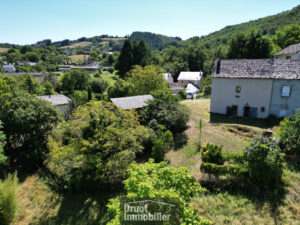 Maison en pierres avec chalet et grand terrain attenant