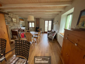 Maison en pierres avec chalet et grand terrain attenant