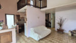 ESPALION, maison de ville, 4 chambres, terrain, garage.
