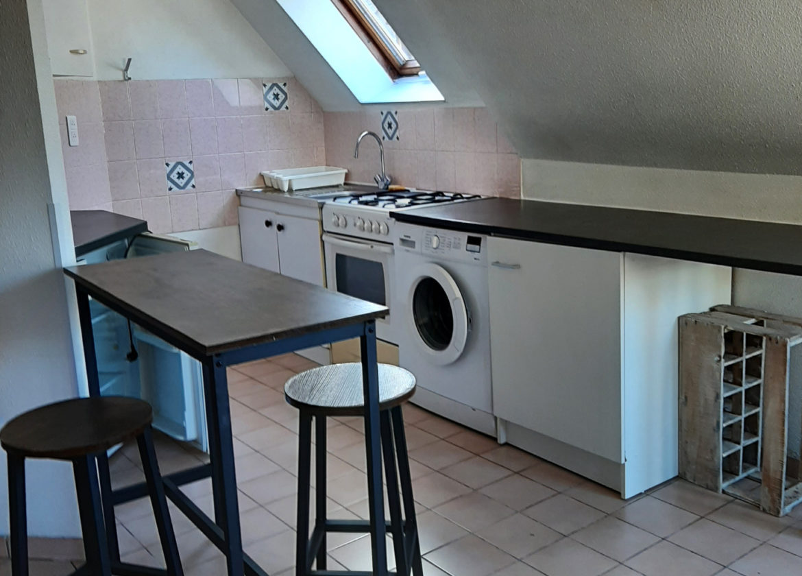 Appartement T1 bis en duplex, centre ville