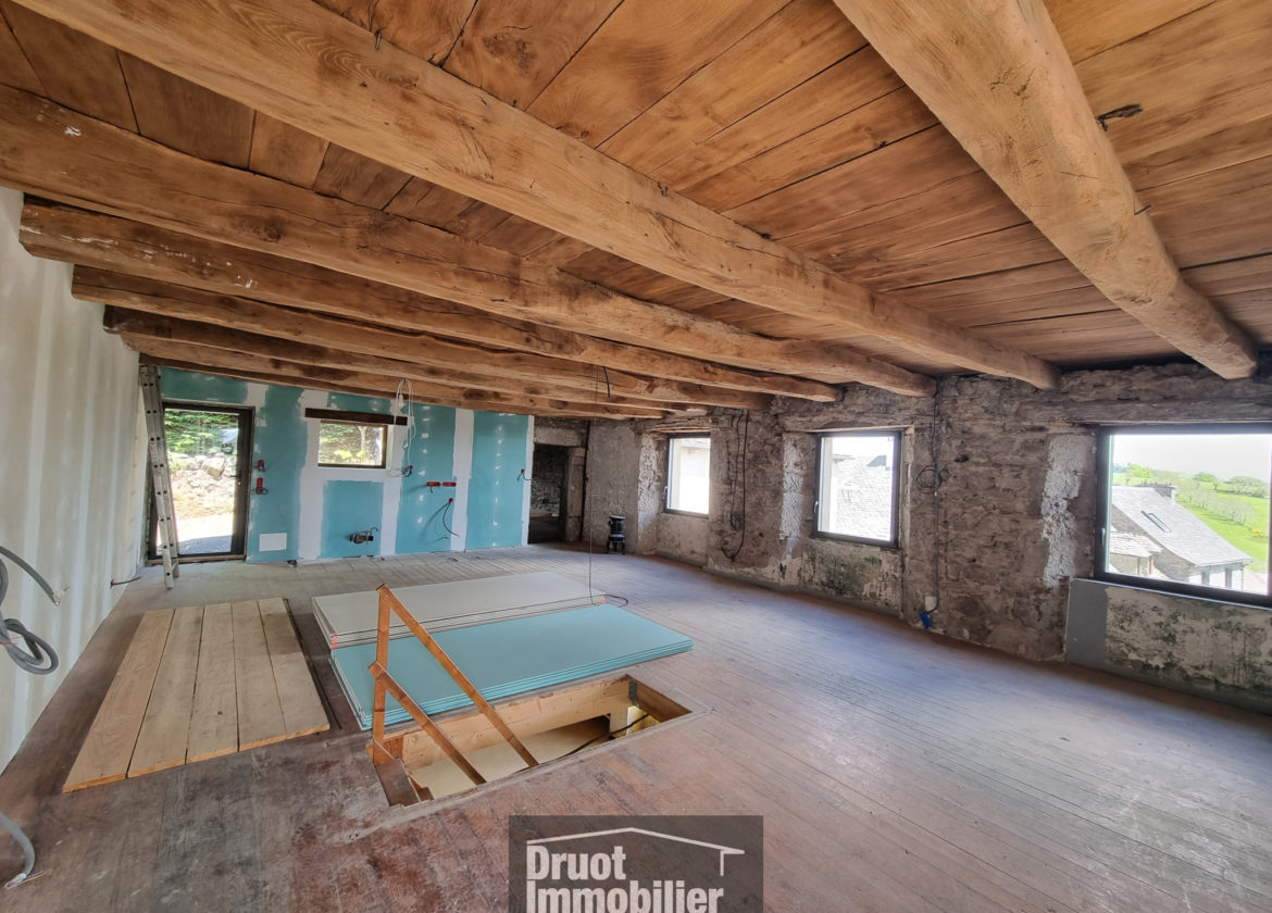 AUBRAC - MAISON - TERRAIN et garage