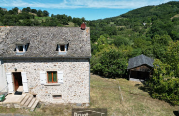 Maison en pierres avec chalet et grand terrain attenant