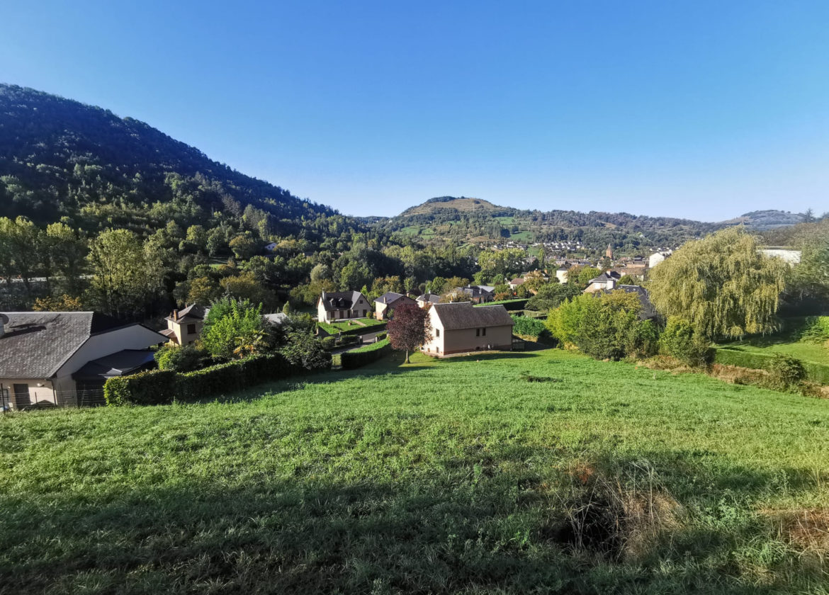 Marcillac vue dégagée au coeur de Marcillac