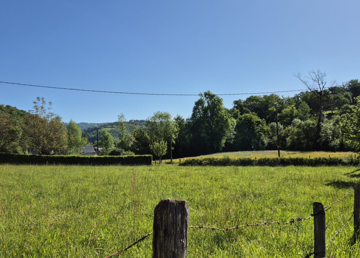 Bessuejouls à 5 minutes d'ESPALION, terrain constructible, plat de 2131 m2
