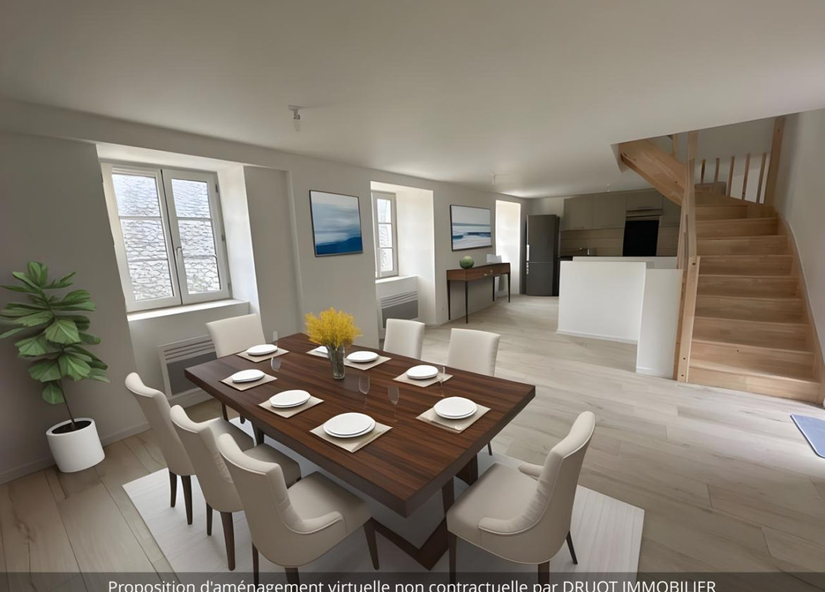 MAISON DE TYPE 4 ENTIÈREMENT RÉNOVÉE LAGUIOLE